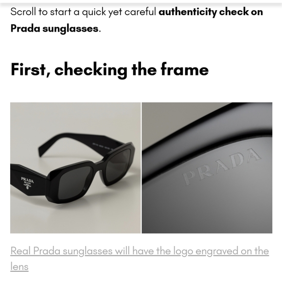 Prada Sunglasses With Case and Dust Cloth - Picture 6 of 12